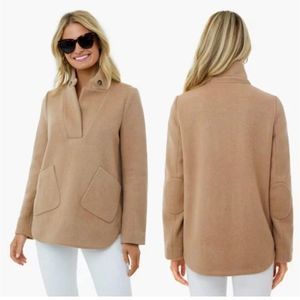 Tuckernuck Camel Emerson Wool Popover Jacket